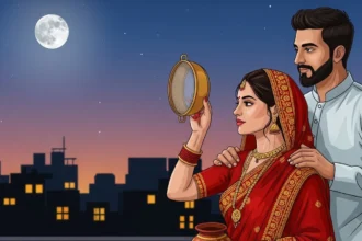 करवा चौथ चांद निकलने का समय 2025