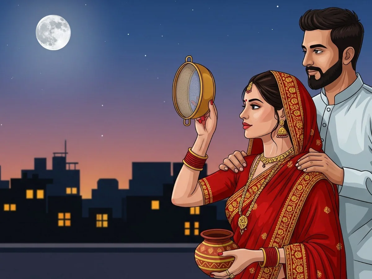 करवा चौथ चांद निकलने का समय 2025