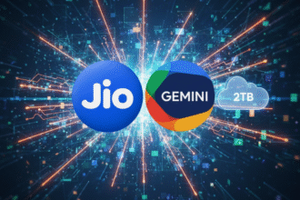 जियो गूगल जेमिनी 2.5 प्रो: शानदार फ्री ऑफर, 2TB स्टोरेज और AI का बेजोड़ एक्सेस!
