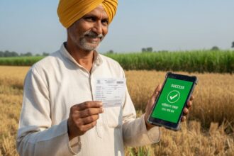 सीतापुर किसान पंजीकरण में 75% नामांकन की शानदार प्रगति हुई।