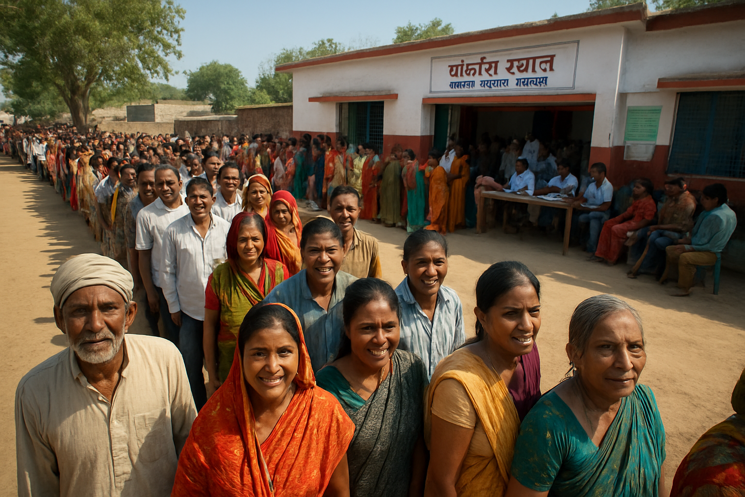 बिहार विधानसभा चुनाव 2025: रिकॉर्ड मतदान ने बदले सियासी समीकरण।