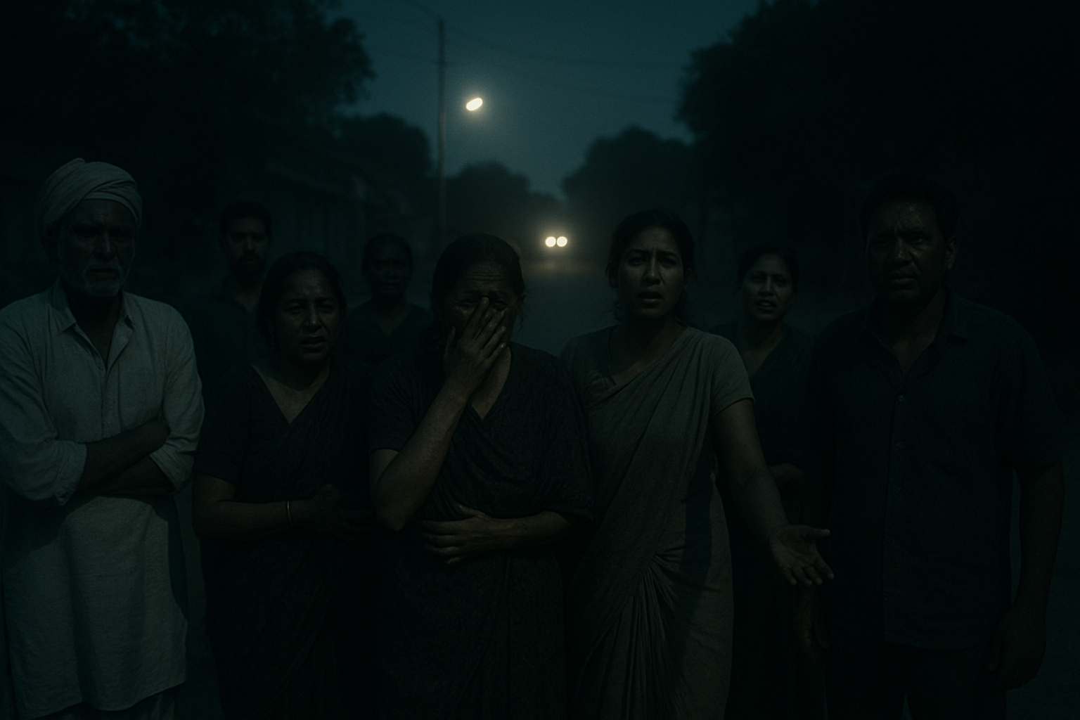 लखीमपुर खीरी शव रखकर हंगामा, परिवार ने अंतिम संस्कार से इनकार किया।