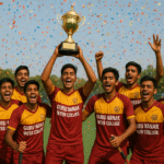 लखीमपुर खीरी हॉकी टूर्नामेंट: गुरु नानक कॉलेज ने जीती ट्रॉफी।