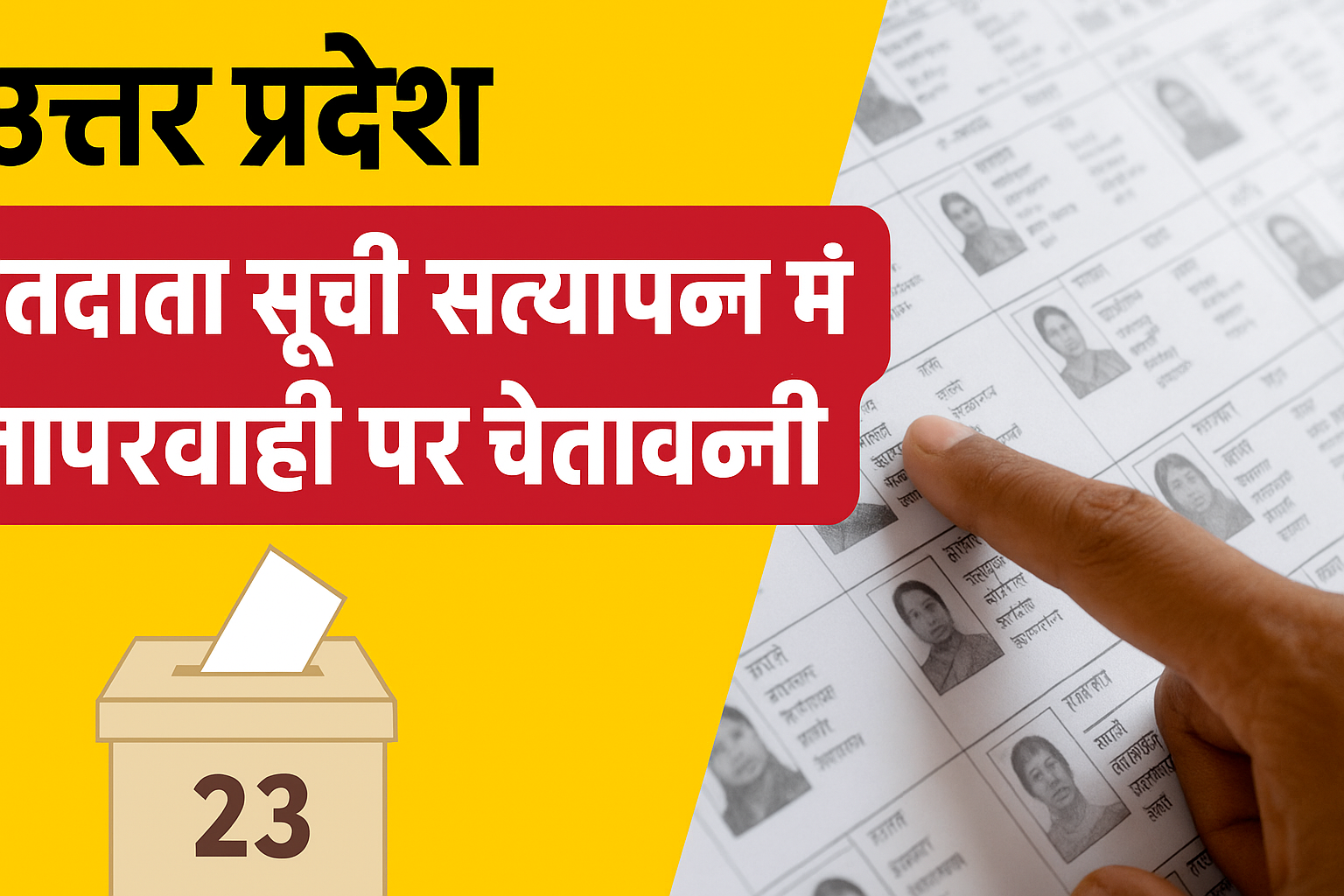 मतदाता सूची सत्यापन | Voter List Verification