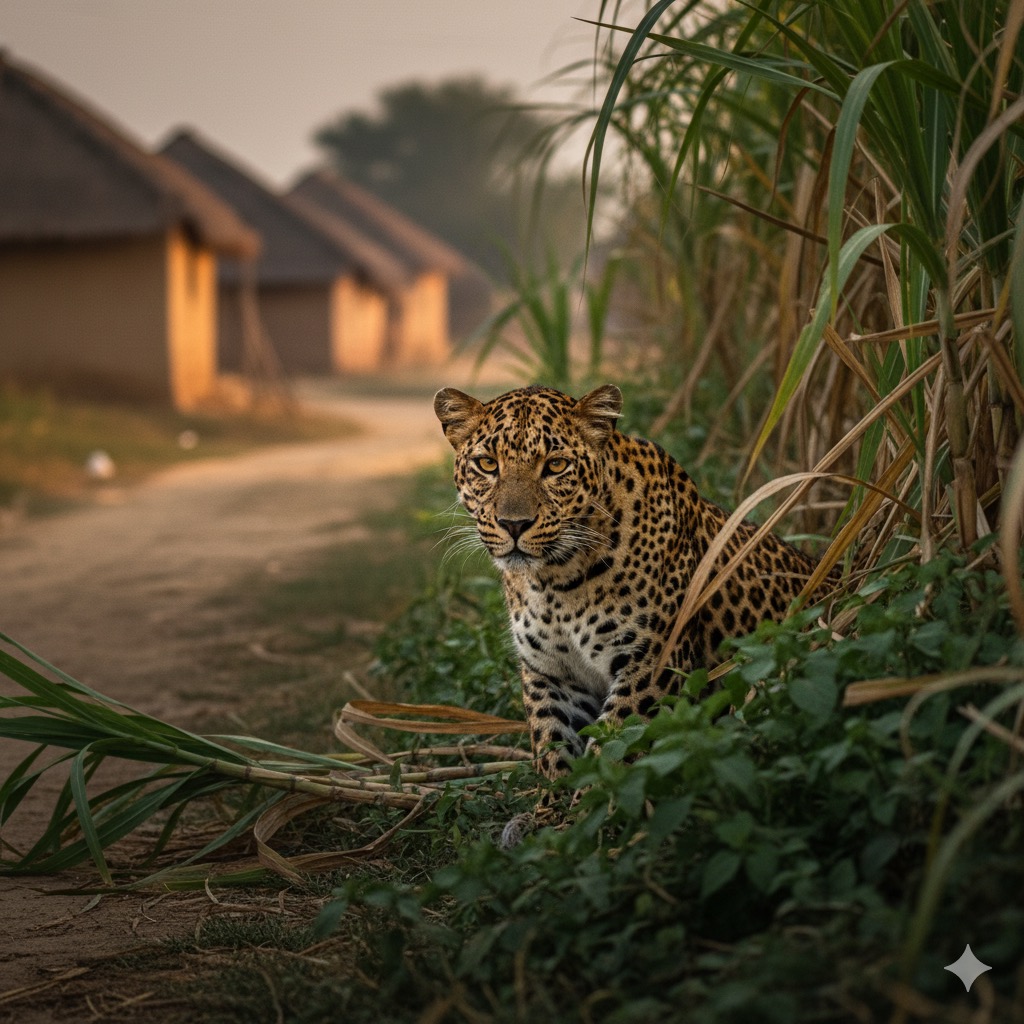 लखीमपुर खीरी में तेंदुए का हमला: दस वर्षीय बच्ची गंभीर रूप से घायल