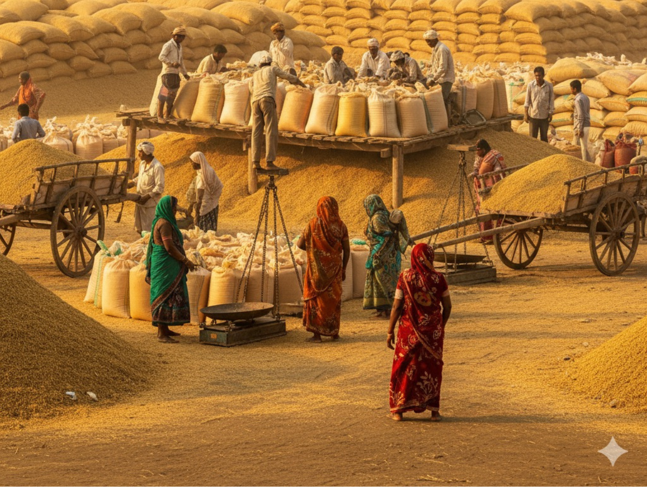 लखीमपुर खीरी धान खरीद लक्ष्य से बहुत पीछे, मुश्किलें बढ़ा रहीं हैं।