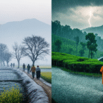 मौसम अपडेट: दिल्ली, यूपी में गिरेगा तापमान, दक्षिण में भयानक बारिश की चेतावनी।