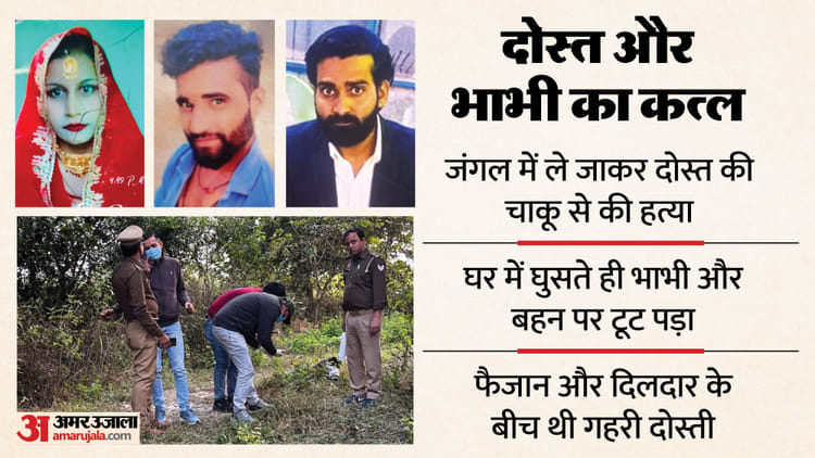 UP: 'आज - UP: 'आज ले लूंगा फैजान की जान...', दिलदार ने जिगरी यार और भाभी को मार डाला; तीन माह में इसलिए बन गए दुश्मन