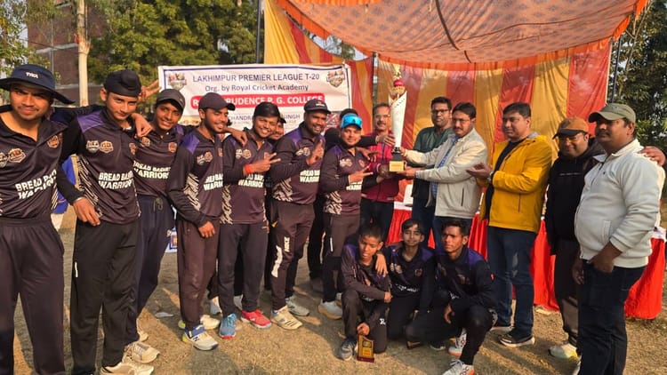 Lakhimpur - Lakhimpur Kheri News: शशि की नाबाद पारी से ब्रेड बास्केट वॉरियर्स ने जीती क्रिकेट लीग