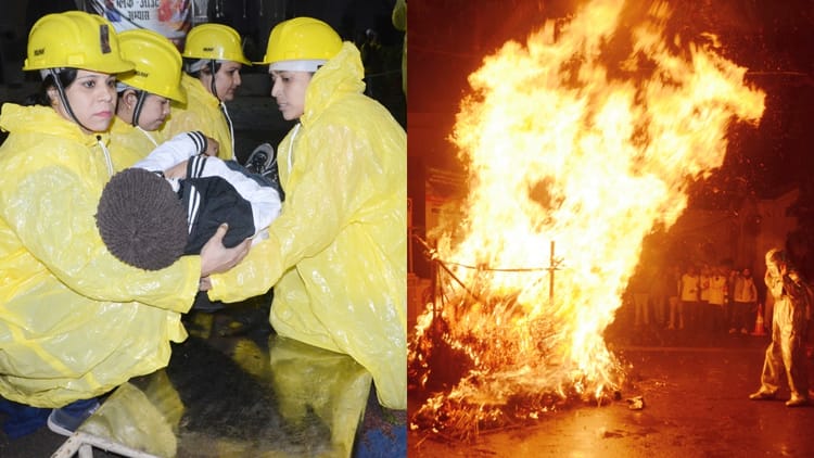 ब्लैक - ब्लैक आउट मॉकड्रिल की तस्वीरें: सायरन की आवाज और धमाकों का शोर... दस मिनट अंधेरे में डूबे रहे शहर