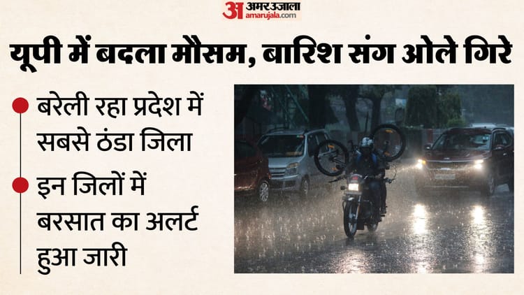 UP Weather - UP Weather Update: पश्चिम में बारिश के साथ यूपी में बदला मौसम का मिजाज, आज पूर्वी तराई की बारी