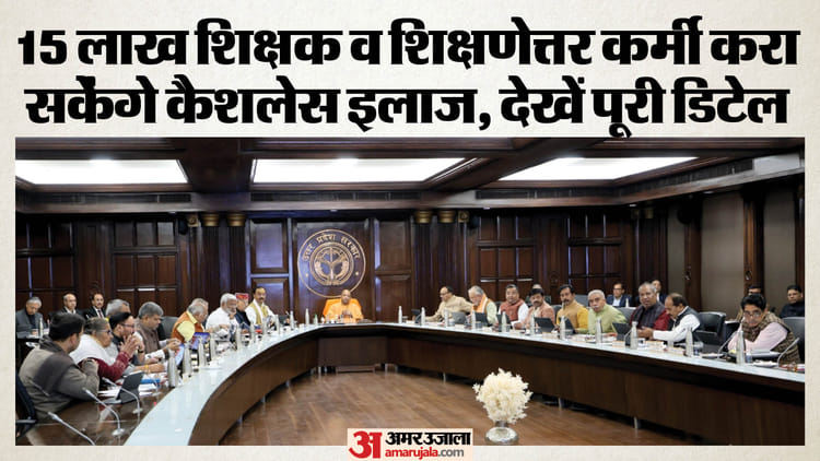 UP: यूपी - UP: यूपी के 15 लाख शिक्षक व शिक्षणेत्तर कर्मी करा सकेंगे निजी अस्पतालों में कैशलेस इलाज, इस तरह मिलेगा लाभ