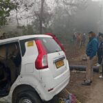 लखीमपुर - लखीमपुर खीरी में भीषण हादसा: अज्ञात वाहन की टक्कर से कार सवार दंपती समेत तीन की मौत, तीन लोग घायल