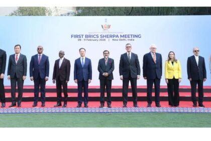 BRICS - BRICS Sherpa Meeting: भारत की अध्यक्षता में BRICS शेरपा बैठक शुरू, ‘मानवता की पहल’ और वैश्विक सहयोग पर मंथन