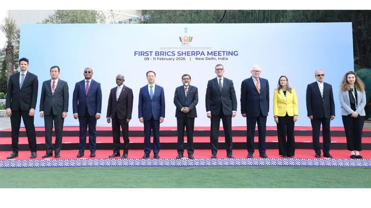 BRICS - BRICS Sherpa Meeting: भारत की अध्यक्षता में BRICS शेरपा बैठक शुरू, ‘मानवता की पहल’ और वैश्विक सहयोग पर मंथन
