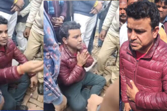 UP: 'लाश - UP: 'लाश और कपड़े पर मिट्टी या कीचड़ का कोई दाग नहीं'; दरोगा की मौत पर एडीएम भाई का टूटा सब्र, धरने पर बैठे