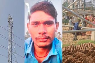 मौत की - मौत की छलांग: मामा की बेटी से शादी की थी जिद, टावर पर चढ़कर युवक ने किया हंगामा, फिर कूदकर दे दी जान