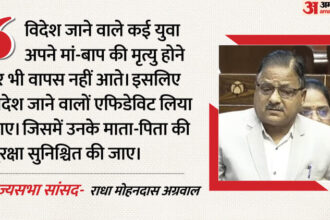 मां-बाप - मां-बाप के निधन पर भी विदेश से नहीं आते बच्चे: सांसद का सुझाव- ऐसे लोगों से लें माता-पिता की देखभाल का हलफनामा