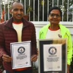 Lucknow: - Lucknow: पारंपरिक वेशभूषा में बनाया दौड़ का विश्व रिकॉर्ड, शहर के अल्ट्रा रनर दंपती का नया कीर्तिमान गिनीज बुक