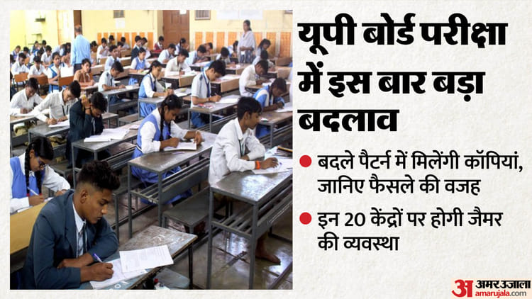 यूपी: - यूपी: बदले हुए उत्तर-पुस्तिका पैटर्न से पहली बार होंगी बोर्ड परीक्षाएं, ये 18 जिले संवेदनशील घोषित
