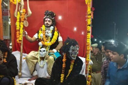 Lakhimpur - Lakhimpur Kheri News: दूल्हा बने भोलेनाथ, सड़कों पर थिरके शिवभक्त