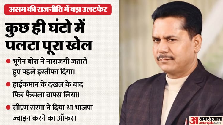 असम की - असम की बदलती सियासत: भूपेन बोरा ने कुछ ही घंटों में क्यों लिया यू-टर्न? जानें इस्तीफा वापस लेने की पूरी कहानी