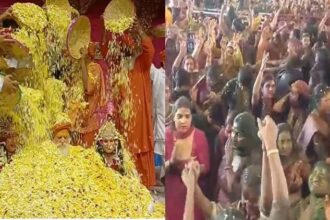 Braj - Braj Ki Holi 2026: रमणरेती आश्रम में फूलों संग बरसा अबीर-गुलाल, होली के रंगों से सराबोर भक्त हुए निहाल