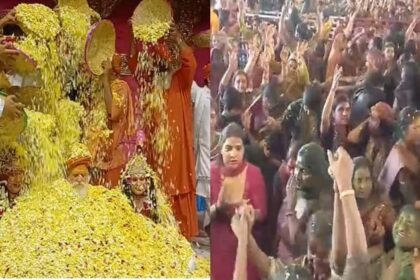 Braj - Braj Ki Holi 2026: रमणरेती आश्रम में फूलों संग बरसा अबीर-गुलाल, होली के रंगों से सराबोर भक्त हुए निहाल