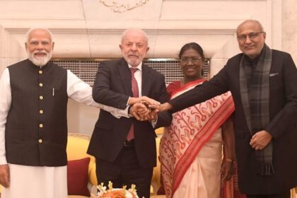 ब्राजील - ब्राजील राष्ट्रपति के सम्मान में दावत, उपराष्ट्रपति और पीएम मोदी भी हुए शामिल; राष्ट्रपति भवन में आयोजन