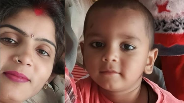 बरेली - बरेली में दर्दनाक हादसा: टक्कर के बाद बाइक से सड़क पर गिरे मां-बेटे को ट्रक ने कुचला, मौके पर मौत; पति घायल