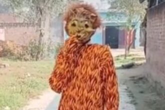 UP News: - UP News: लखीमपुर खीरी के इस गांव में 'टाइगर' बनकर घूम रहे युवक, वजह जानकर रह जाएंगे हैरान