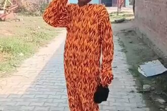 Lakhimpur - Lakhimpur Kheri: बंदरों को भगाने के लिए बाघ बनकर घूम रहे ग्रामीण; देखें वीडियो