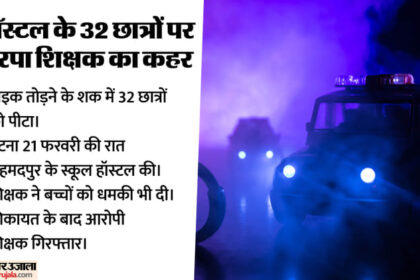 शर्मनाक: - शर्मनाक: लातूर में बाइक तोड़ने के शक में 32 मासूमों पर टूटा शिक्षक का कहर, बांस की छड़ी से कर दी पिटाई