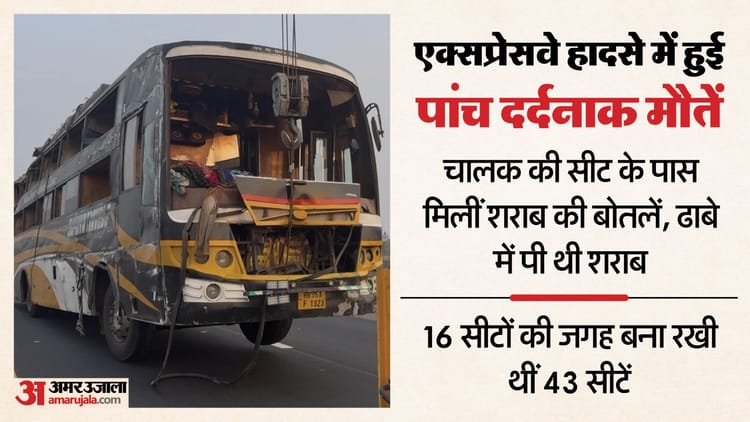 पूर्वांचल - पूर्वांचल एक्सप्रेसवे हादसा: ड्राइवर ने शराब पी, फिर चलती गाड़ी मालिक से करता रहा बहस; चश्मदीदों ने राज खोले