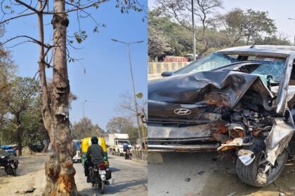 Bareilly - Bareilly Accident: सड़क पर खड़ा 'खूनी' पेड़, काटने के लिए कागज की कुल्हाड़ी चला रहे अफसर; तीन की गई थी जान