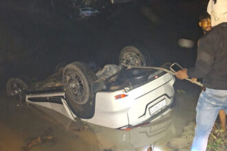 Hardoi - Hardoi Accident: बरातियों से भरी कार अनियंत्रित होकर तालाब में गिरी, युवक की मौत