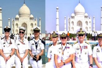 IRIS - IRIS Dena: हमले का शिकार हुआ ईरानी नौ सैनिकों का जहाज, कुछ दिन पहले आए थे आगरा; ताज के सामने ली थी सेल्फी