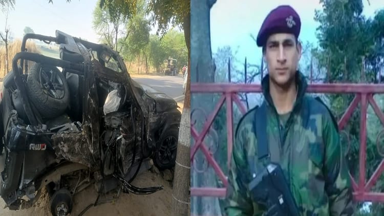 Hathras - Hathras Accident: कार अनियंत्रित होकर पेड़ से टकराई, होली से लौटते समय एनएसजी कमांडो की मौत, तीन साथी घायल