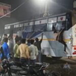 Pilibhit - Pilibhit News: शॉर्ट सर्किट से निजी बस में उठा धुआं, दहशत में खिड़की से कूदे यात्री, महिला घायल; देखें वीडियो