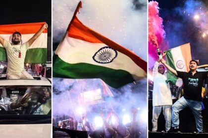Fans - Fans Celebration: भारत की ऐतिहासिक जीत पर जश्न में डूबा देश, सड़कों पर उतरे लोग; तस्वीरों में देखें माहौल