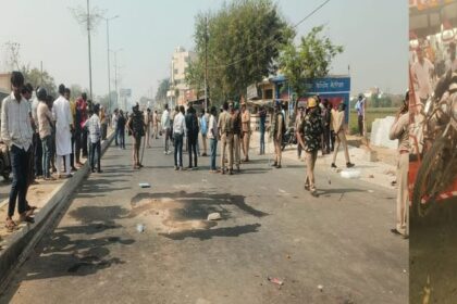 Aligarh - Aligarh Road Accident: बाइक सवार छात्र की डंपर की टक्कर से मौत, दो घायल, गुस्साए लोगों ने लगाया जाम