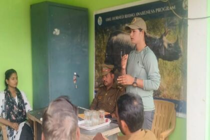 Lakhimpur - Lakhimpur Kheri: दुधवा में स्वच्छंद विचरण के लिए छोड़े जाएंगे छह गैंडा, ग्रामीणों को किया जा रहा जागरूक