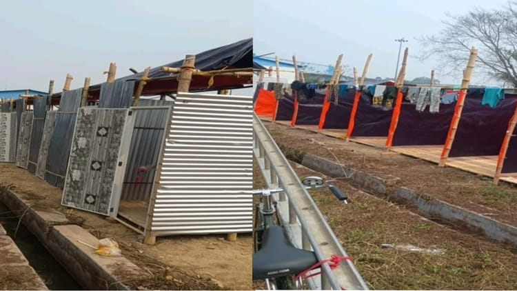 CRPF: - CRPF: चुनावी ड्यूटी पर सीआरपीएफ जवान बेहाल, खुले में हथियार घर, पानी की किल्लत, कमांडेंट को लेना पड़ा होटल