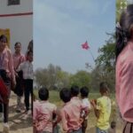 Aligarh: - Aligarh: असली फाइटर जेट की तर्ज पर सरकारी स्कूल के बच्चों ने बनाया उड़ने वाला रैप्टर मॉडल, सैकड़ों मीटर उड़ान