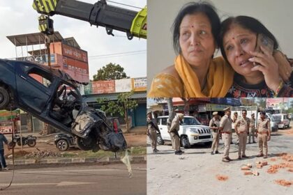 Moradabad: - Moradabad: धमाके के साथ कार के उड़े परखच्चे, एप से बुक की थी सीटें, हल्द्वानी के चार लोगों ने तोड़ा दम