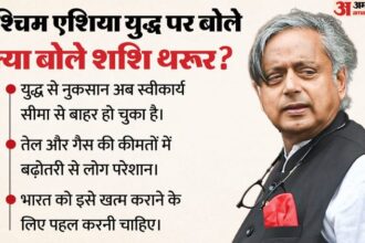 Tharoor: - Tharoor: 'हद से ज्यादा हो रहा नुकसान, बंद हो जंग', पश्चिम एशिया युद्ध पर थरूर का बयान; गैस कीमतों पर भी बोले