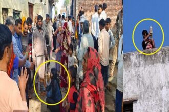 Aligarh: - Aligarh: मंदिर पूजा करने गई युवती पर पेट्रोल डालकर लगाई आग, बाद में छत पर चढ़कर आरोपी ने किया ड्रामा