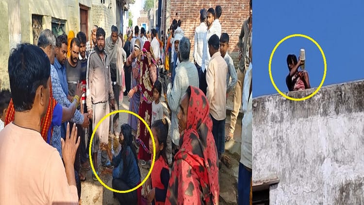 Aligarh: - Aligarh: मंदिर पूजा करने गई युवती पर पेट्रोल डालकर लगाई आग, बाद में छत पर चढ़कर आरोपी ने किया ड्रामा