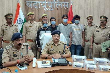 Budaun - Budaun News: सैलून संचालक को गोली मारने के चार आरोपी गिरफ्तार, प्रेम-प्रसंग बना वारदात का कारण