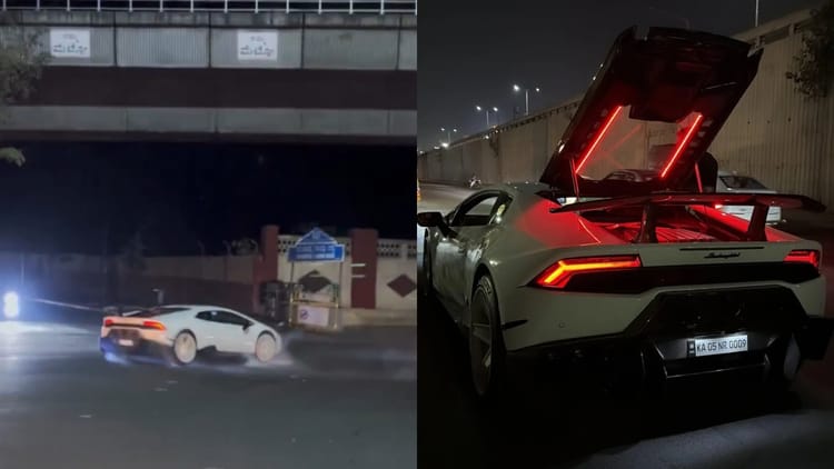 Lamborghini - Lamborghini Case: बंगलूरू में लैंबॉर्गिनी से स्टंटबाजी पड़ी भारी, पुलिस ने डॉन के बेटे को किया तलब; कार जब्त